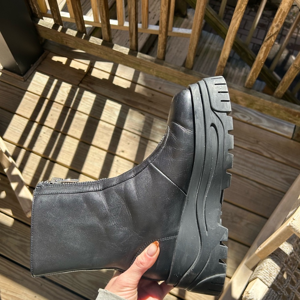 Axel Arigato Blyde Platform Leather Ankle boots - Picture 13 of 16